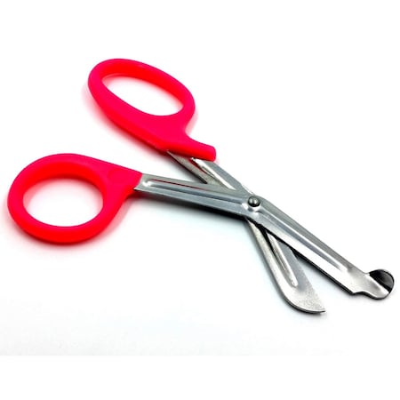 A2Z Scilab Pink Handle with Stainless Steel Blades Trauma Shears 7.25" A2Z-ZR186